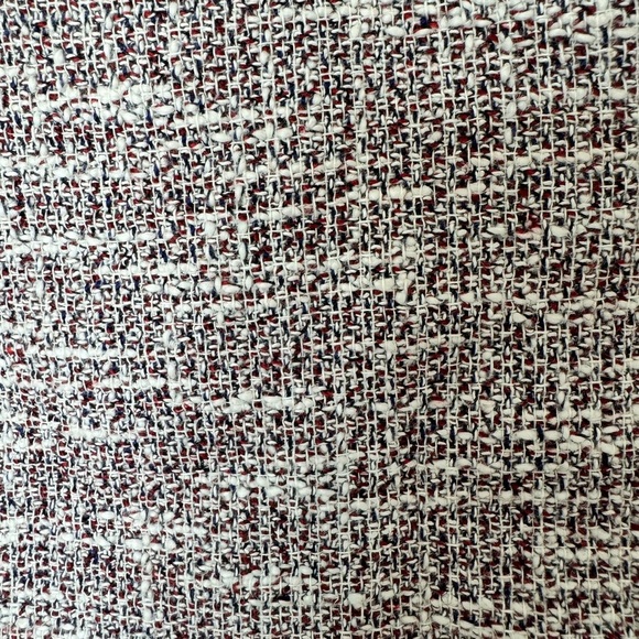 Banana Republic Jacket/Blazer Tweed 3/4 Sleeve Zip Cotton Blend Size 4 EUC - Picture 9 of 11